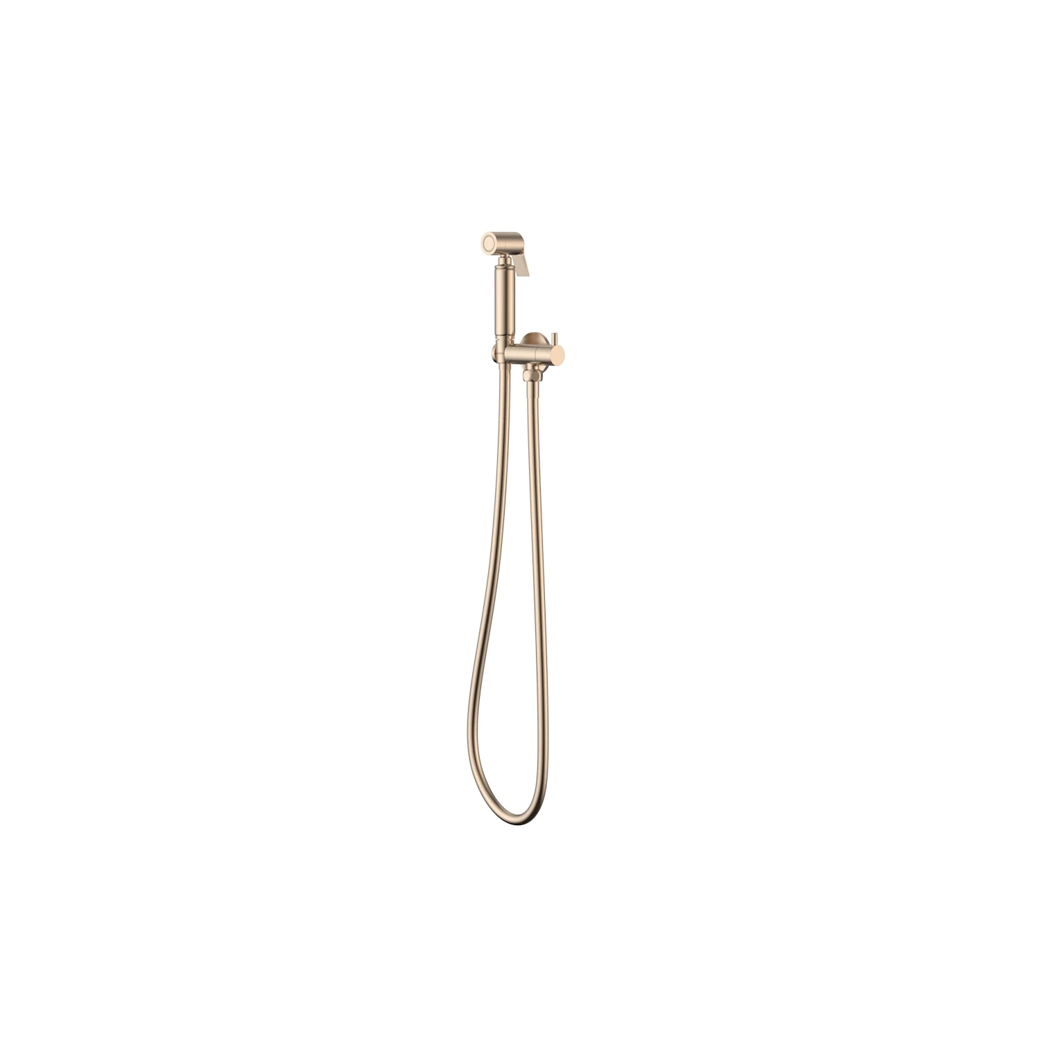 DutchLine - Bidet Knijp Handdoucheset - Geborsteld koper