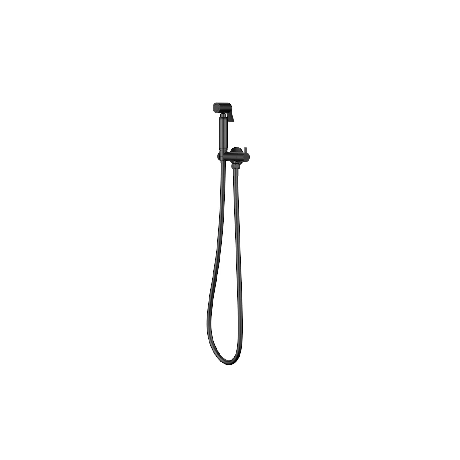 DutchLine - Bidet Knijp Handdoucheset - Mat zwart
