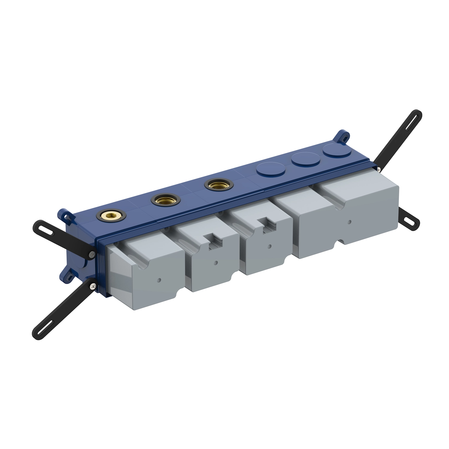 DutchLine - 3 Weg Push thermostatische Inbouwdeel