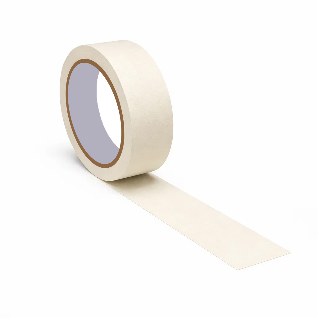DutchLine - Extra Sterk Hechtende Afplaktape - Wit - 50mmx50m