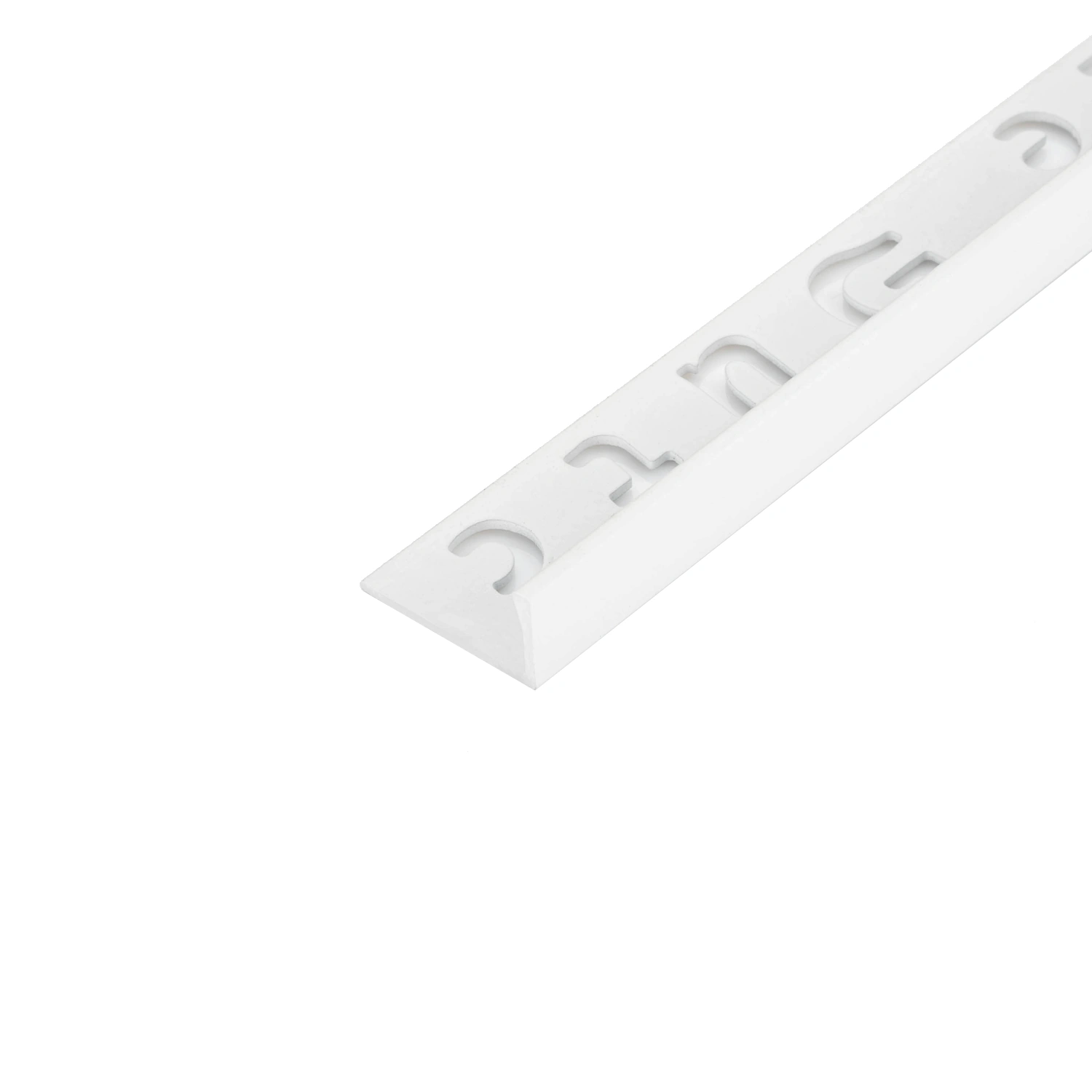 DutchLine - Aluminium Tegelprofiel - 8x2700mm - Mat Wit Gepoedercoat