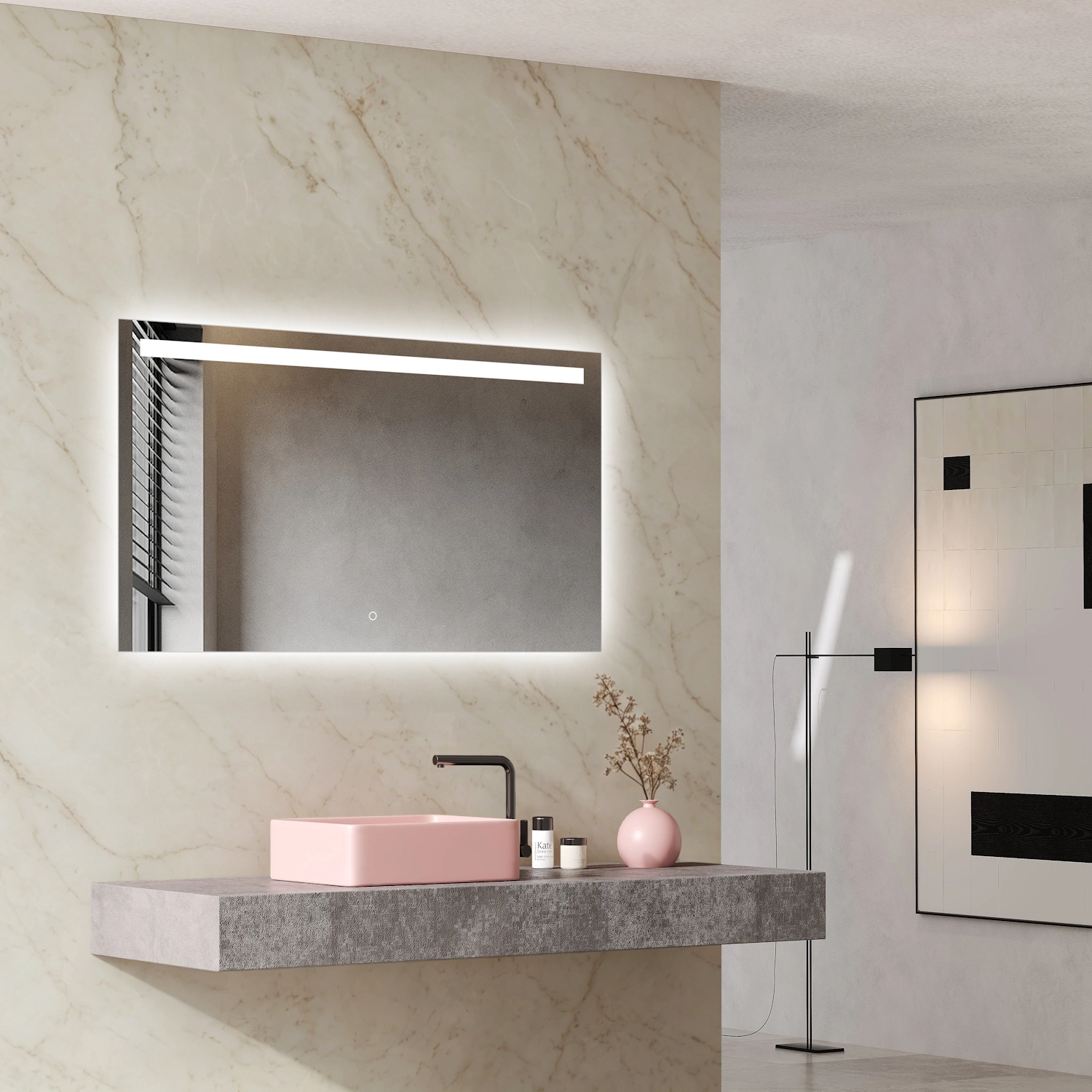 DutchLine - Alura Rechthoekige Ledspiegel - 1200x700mm