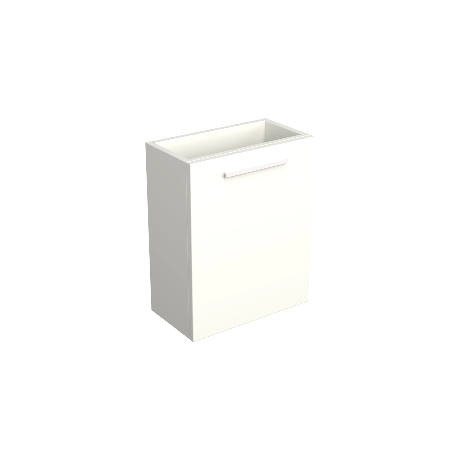 Dutchline Badmeubel Onderkast - Mat Wit - 36x18cm - 1 Deur (Links/Rechts) - Mat Wit