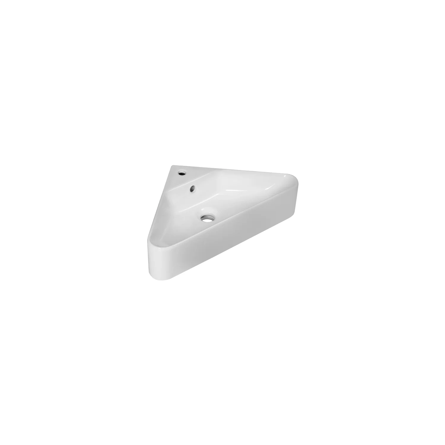 DutchLine - Tight Hoekfontein - Glans Wit - 560x340x130mm