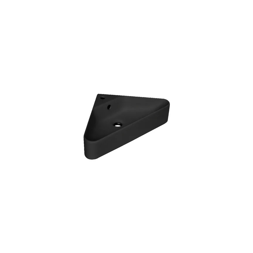 DutchLine - Tight Hoekfontein - Mat Zwart - 560x340x130mm