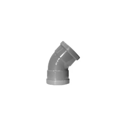 WV PVC Manchet Bocht 45° Mof Mof 125