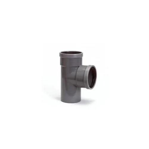 WV PVC Manchet T-Stuk Spie 90° 110