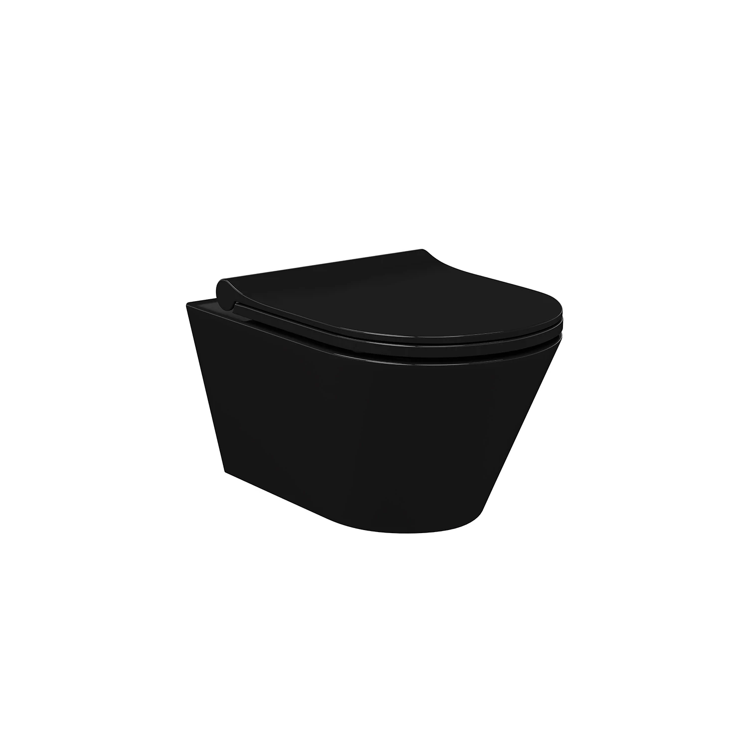 DutchLine - Avva Toiletpot Met Bidet - Mat Zwart - 355x530mm - Mat Zwart