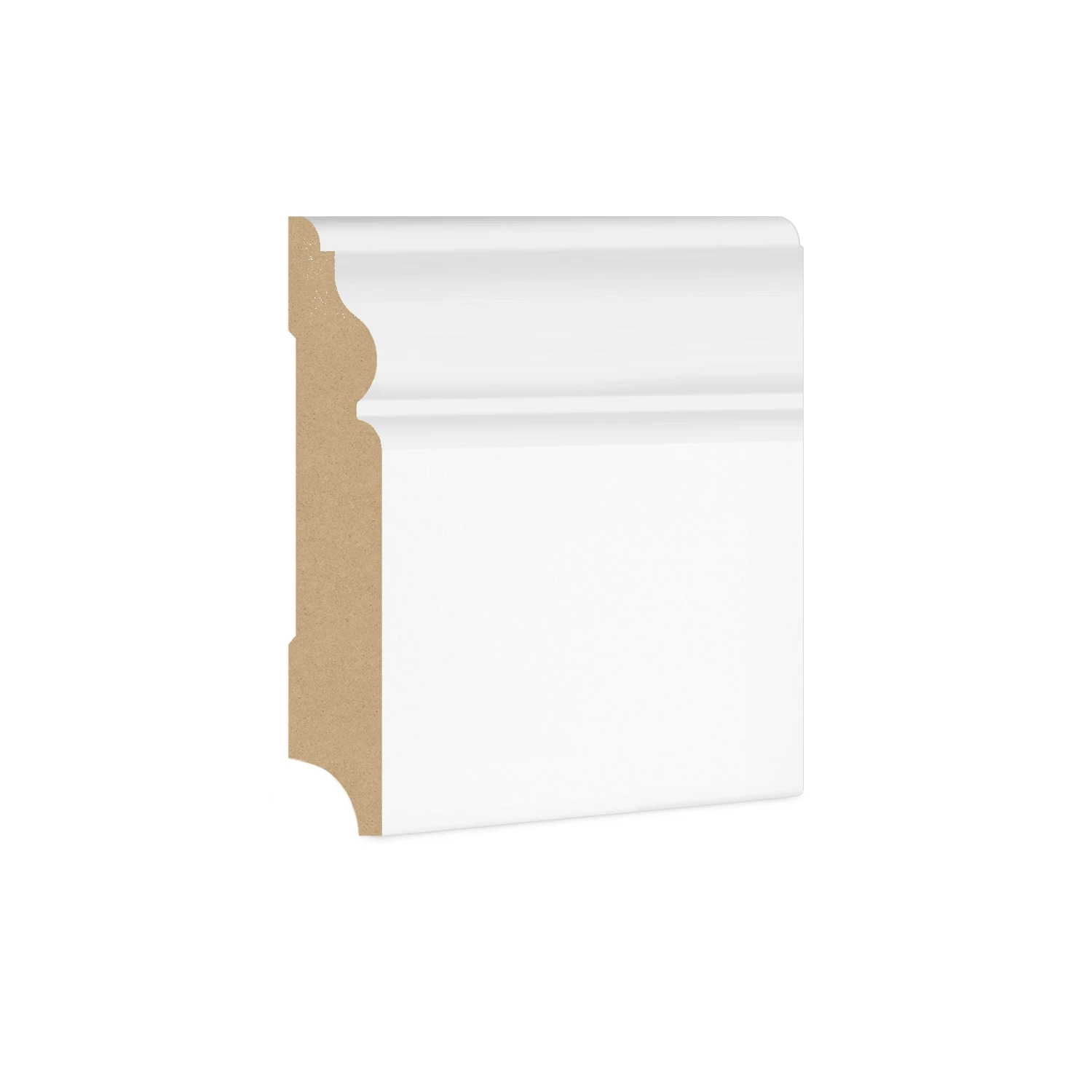 DutchLine - Luxe Sierplint MDF - Wit - 120x20mm
