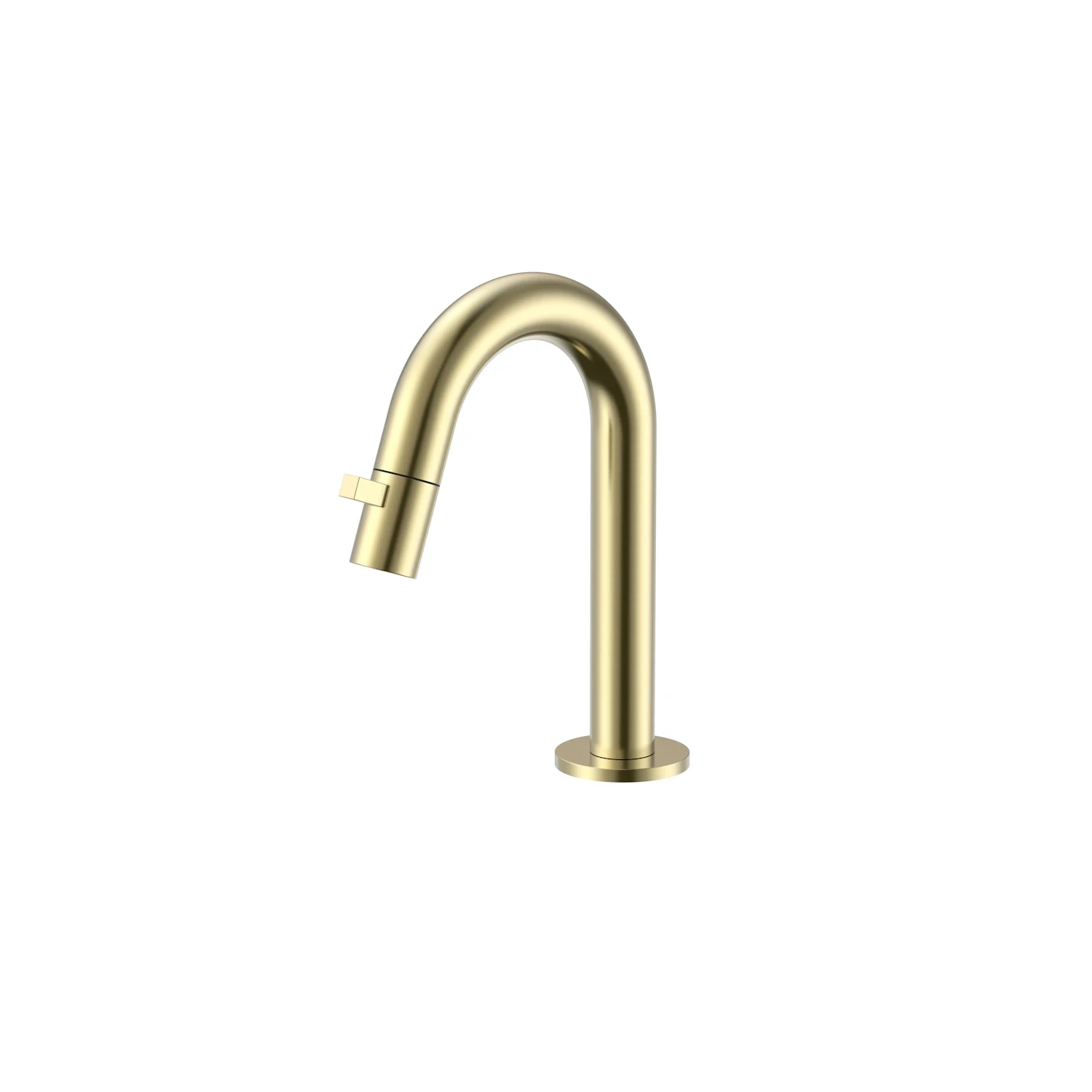 DutchLine - Round Fonteinkraan 189mm - Geborsteld messing