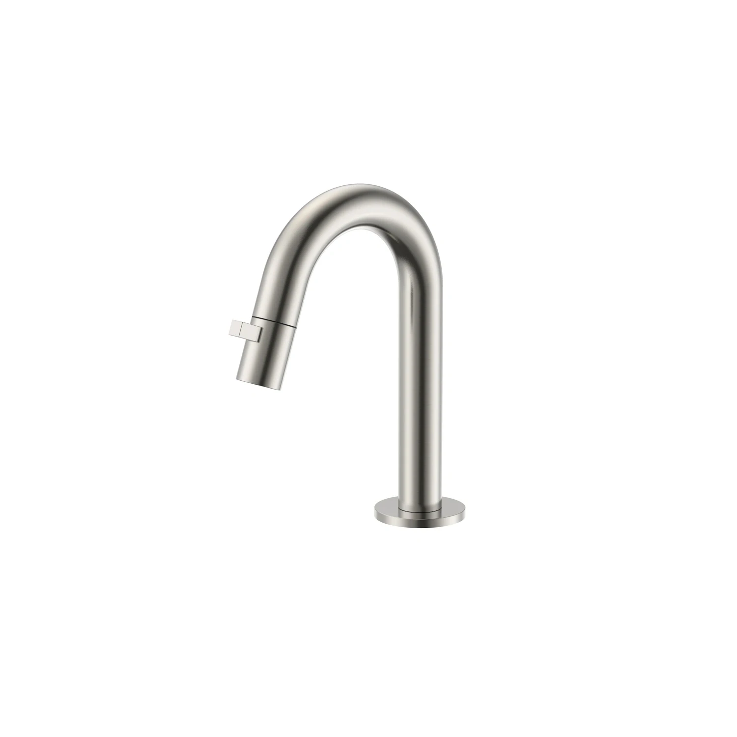 DutchLine - Round Fonteinkraan 189mm - Geborsteld staal