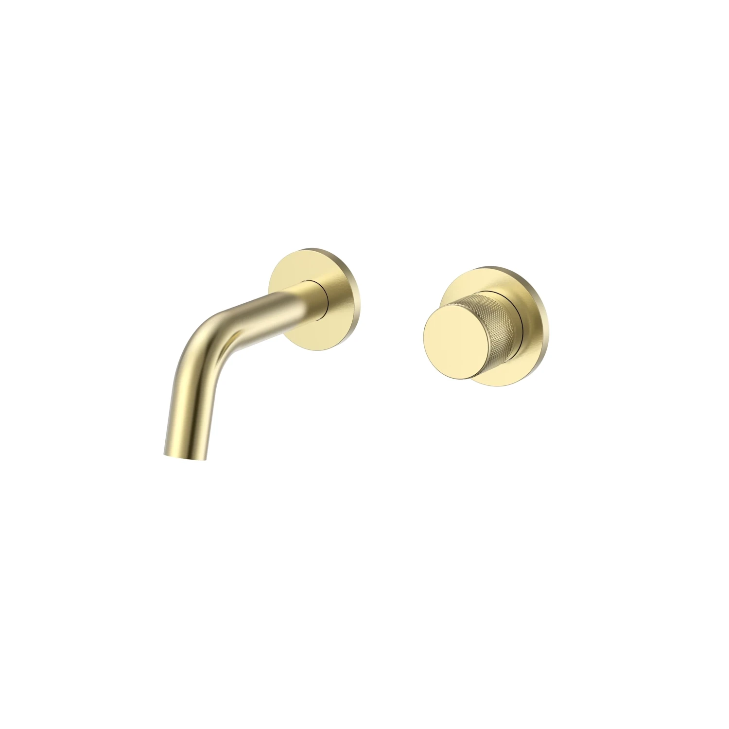 DutchLine - S-Grip Fonteinkraan Afbouwdeel - Geborsteld messing