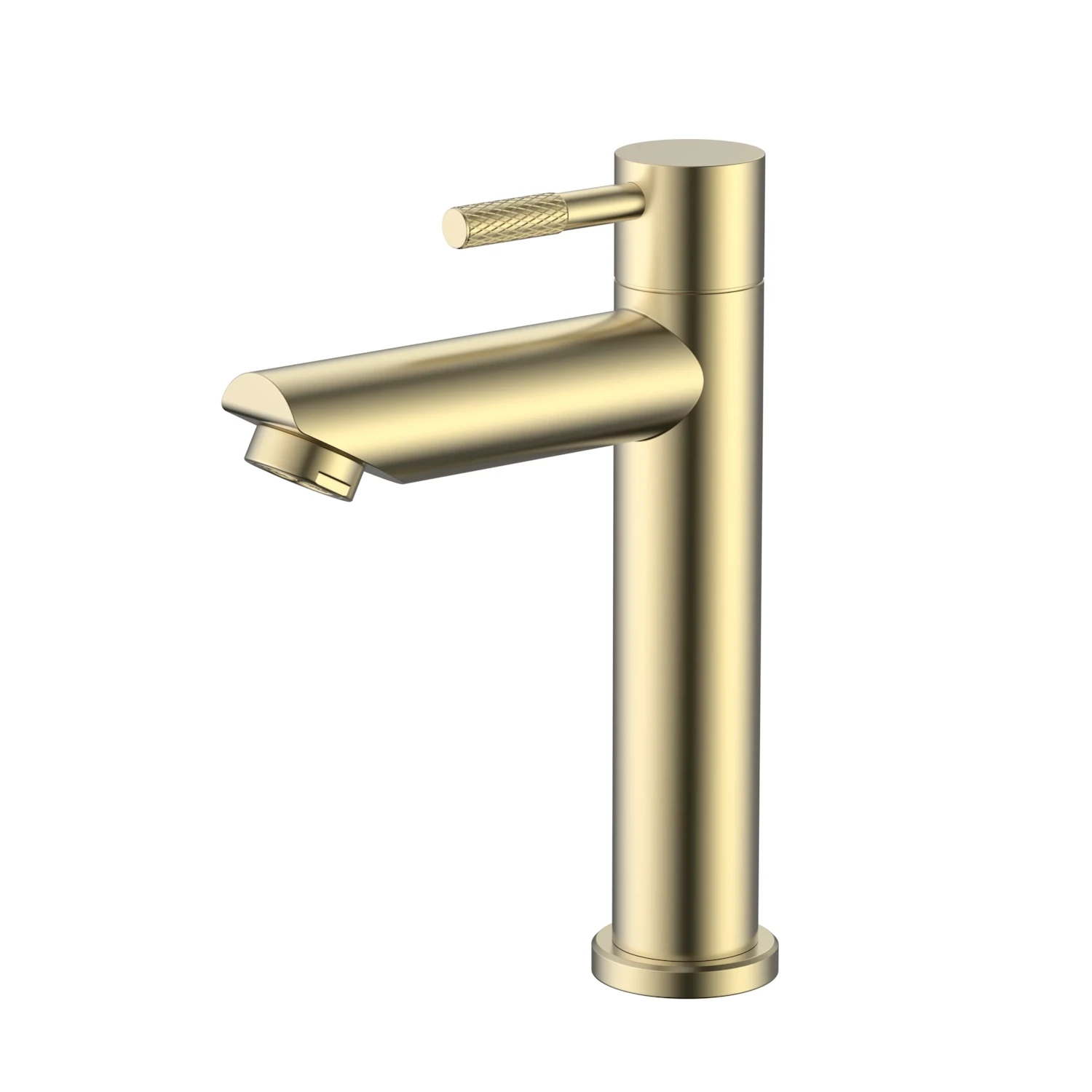 DutchLine - S-Grip Fonteinkraan Koud - Geborsteld messing