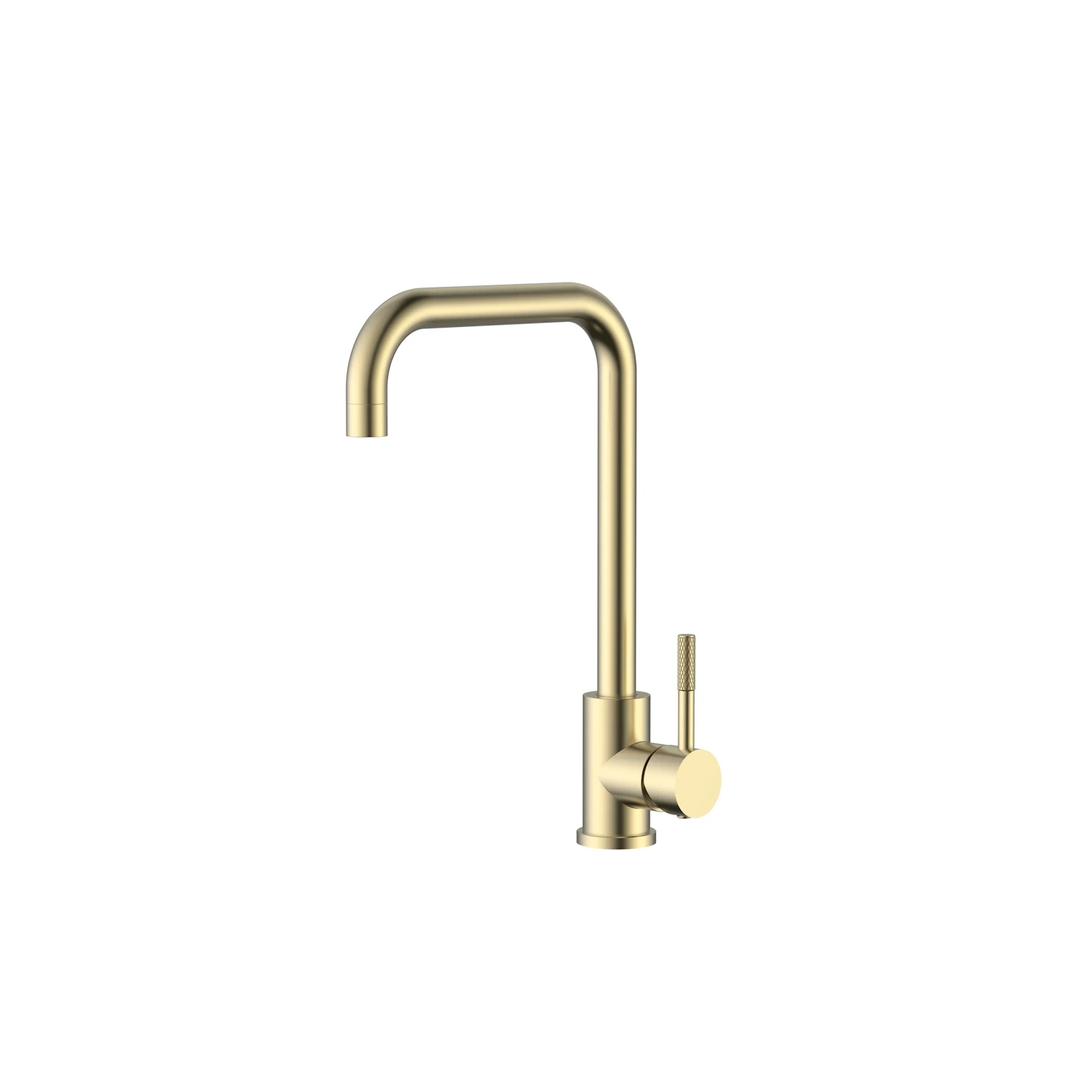 DutchLine - Square S-Grip Keukenmengkraan - Geborsteld messing