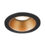 Braytron GU10 Inbouwspot - Zwart-Goud, MR16, Max 35W