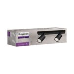 Braytron GU10 Opbouwspot - Zwart, 2x GU10 Fitting, Max 2x35W - Afbeelding 5