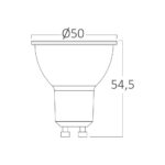 Braytron GU10 LED RGBW Spotlamp - 5W - Afbeelding 4