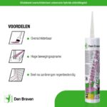 Den Braven - Zwaluw HybriSeal 2PS - Zwart - Afbeelding 2