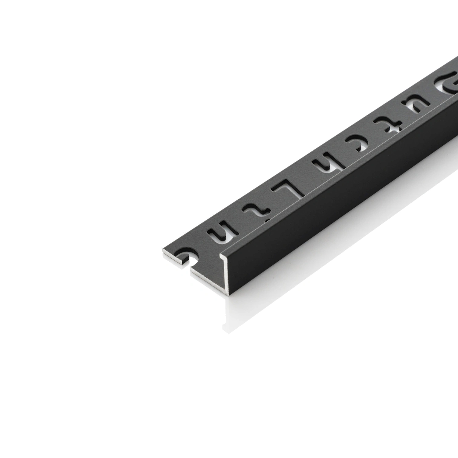 DutchLine - Tegelprofiel - 11x2700mm - Mat Zwart Gepoedercoat