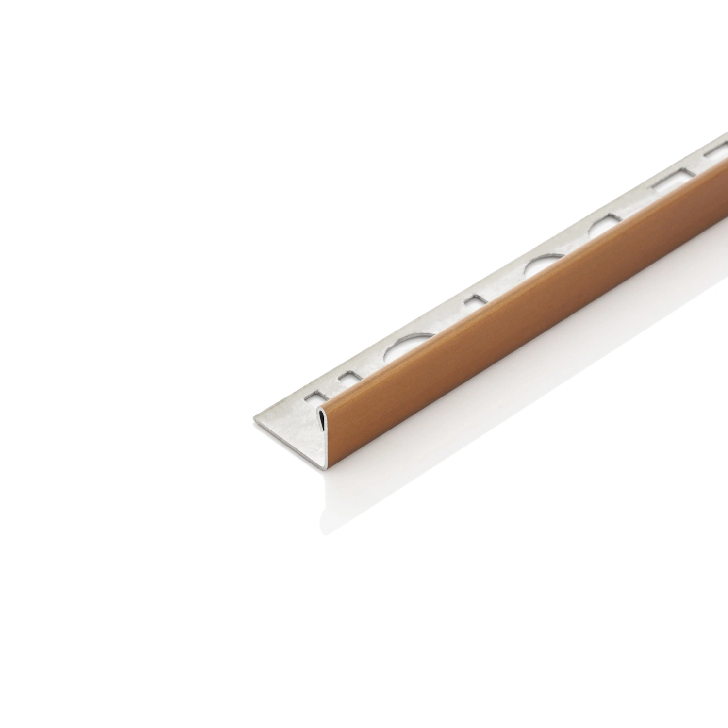 DutchLine - RVS Tegelprofiel - 11x2700mm - Geborsteld Brons Koper