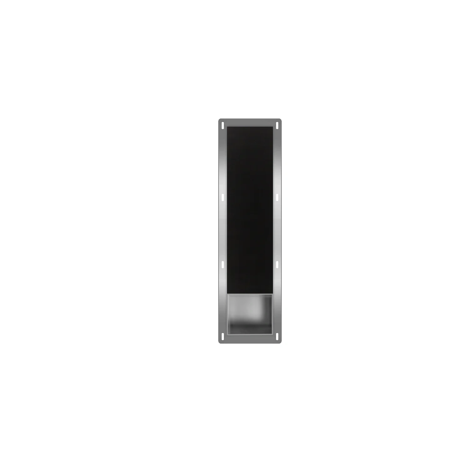 DutchLine - Basis inbouw reserve rol en toiletrolhouder - 740*195*121 - RVS