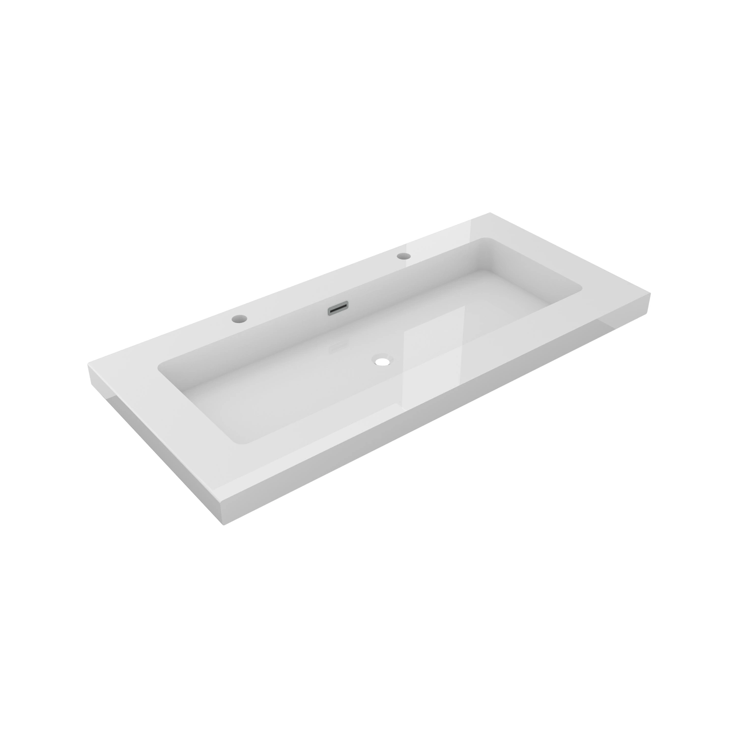 DutchLine - Atlanta 100 - Glans Wit - 2 Kraangaten