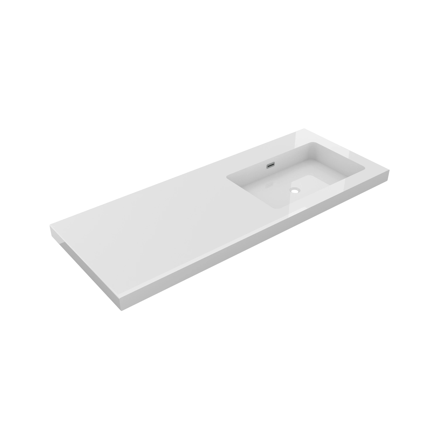 DutchLine - Atlanta 120 Rechts - Glans Wit - 0 Kraangaten