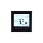 DutchLine - Digitale Wifi Klokthermostraat - Vloerverwarming - Zwart - MK100BL