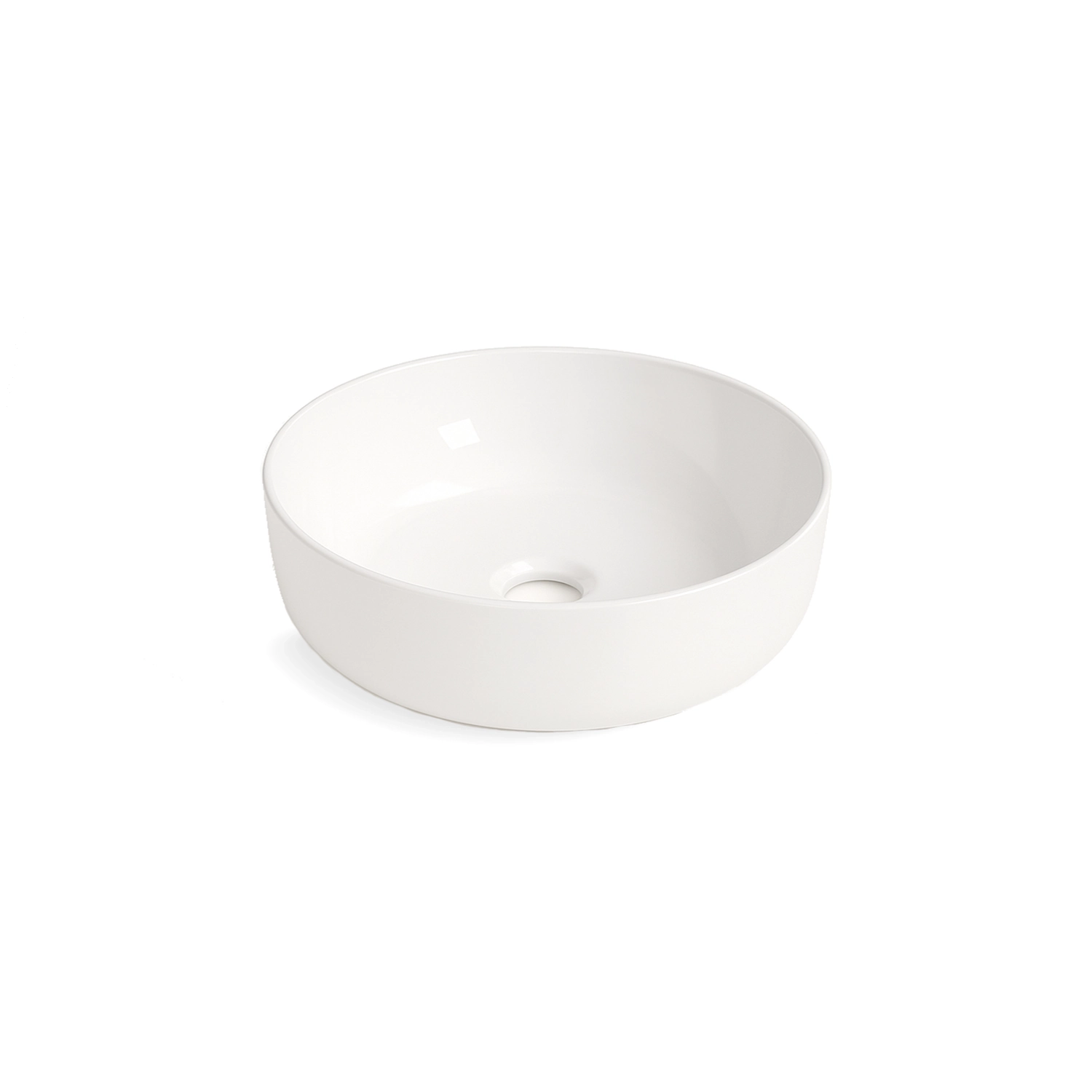 DutchLine - Round Waskom - Glans Wit