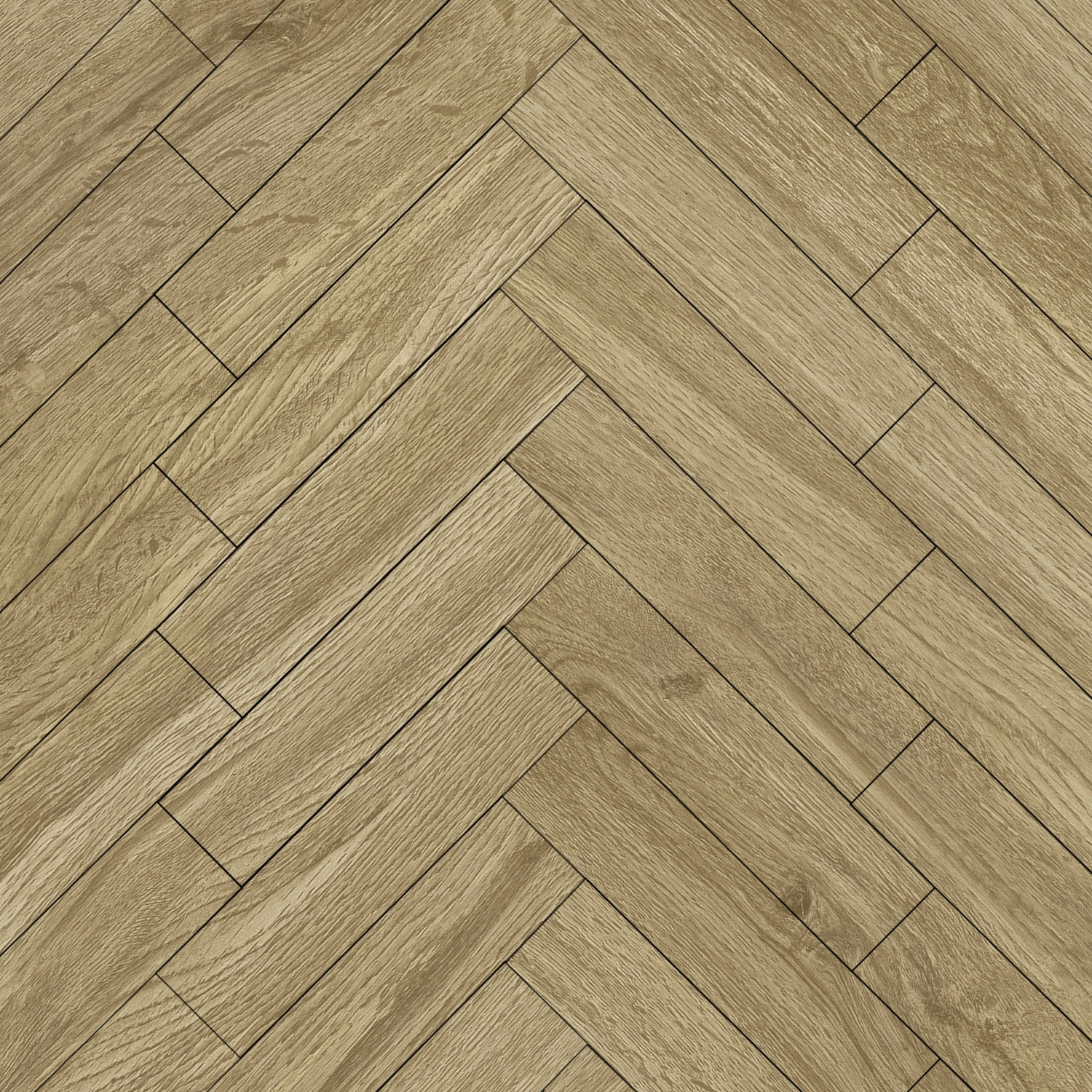 DutchLine - PVC Visgraat Met Ondervloer - Eiken Lichtbruin FC19020-51 - Patroon